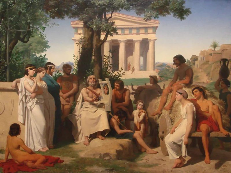 1809-Auguste Leloir - Omero